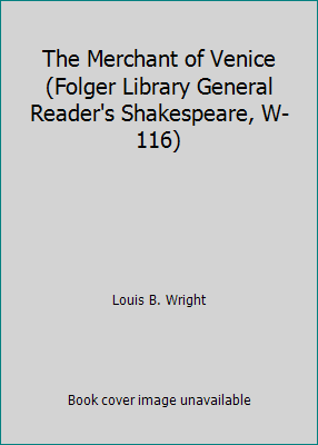 The Merchant of Venice (Folger Library General ... B000XDF80Q Book Cover