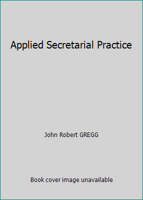 Applied Secretarial Practice B000K0800W Book Cover