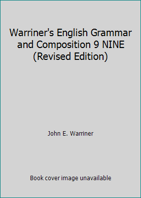 Warriner's English Grammar and Composition 9 NI... B000TDPFN0 Book Cover