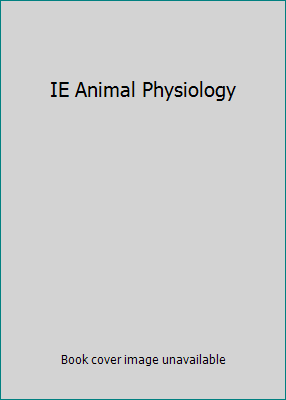 IE Animal Physiology 0534409946 Book Cover