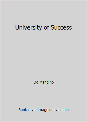 University of Success B000N773RI Book Cover