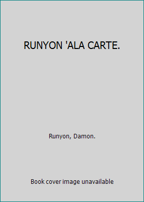 RUNYON 'ALA CARTE. B005CXRLCK Book Cover