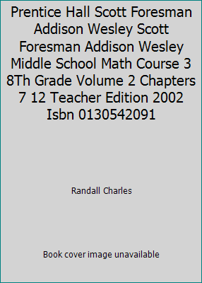 Prentice Hall Scott Foresman Addison Wesley Sco... 0130542091 Book Cover