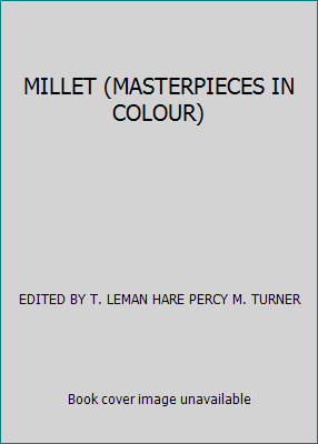 MILLET (MASTERPIECES IN COLOUR) B000GLPT6I Book Cover