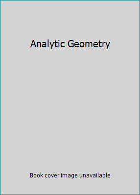Analytic Geometry B000Q9ZTAG Book Cover