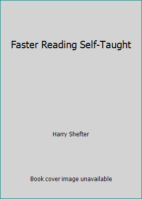 Faster Reading Self-Taught B001PKR0Z2 Book Cover