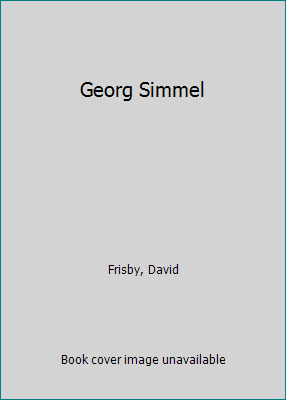 Georg Simmel 085312616X Book Cover