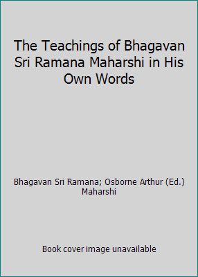 The Teachings of Bhagavan Sri Ramana Maharshi i... B000J0JOLM Book Cover