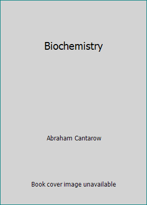 Biochemistry B0000CJSF8 Book Cover