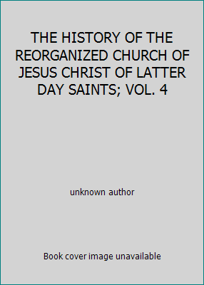 THE HISTORY OF THE REORGANIZED CHURCH OF JESUS ... B000GP5LDU Book Cover