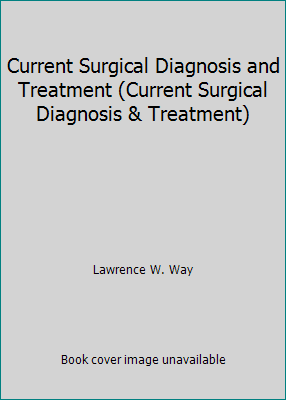 Current Surgical Diagnosis and Treatment (Curre... 083851426X Book Cover