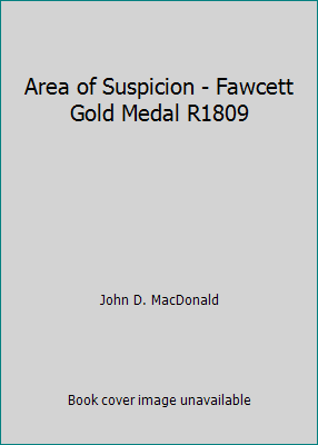 Area of Suspicion - Fawcett Gold Medal R1809 B002ITFHBS Book Cover