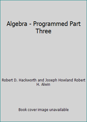 Algebra - Programmed Part Three 0130221031 Book Cover