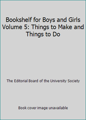 Bookshelf for Boys and Girls Volume 5: Things t... B001Q1Q628 Book Cover