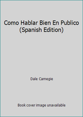 Como Hablar Bien En Publico (Spanish Edition) [Spanish] 9500714388 Book Cover