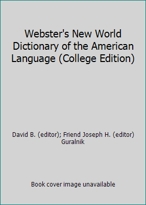 Webster's New World Dictionary of the American ... B000MLKUHA Book Cover