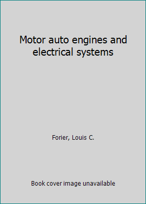 Motor auto engines and electrical systems 0910992878 Book Cover