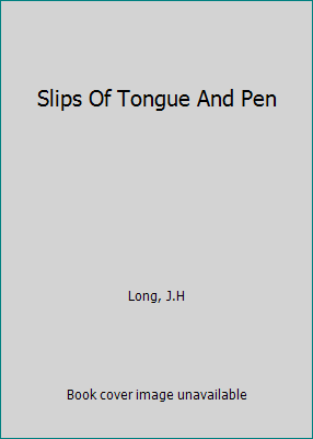 Slips Of Tongue And Pen B003OLFA8E Book Cover