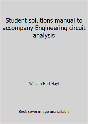 Student solutions manual to accompany Engineeri... 0070274088 Book Cover