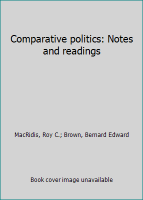 Comparative politics: Notes and readings 0256033919 Book Cover