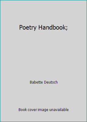 Poetry Handbook; B001MV4DWW Book Cover