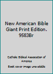 Imitation Leather New American Bible Giant Print Edition. 9583Br Book