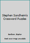 Mass Market Paperback Stephen Sondheim's Crossword Puzzles Book
