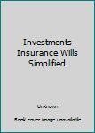Paperback Investments Insurance Wills Simplified Book