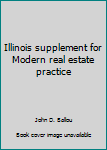 Paperback Illinois supplement for Modern real estate practice Book