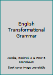 Hardcover English Transformational Grammar Book