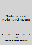 Hardcover Masterpieces of Modern Architecture Book