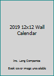 Calendar 2019 12x12 Wall Calendar Book
