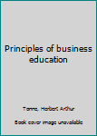 Unknown Binding Principles of business education Book