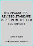 Apocrypha of the Old Testament, Revised Standard Version