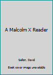 Paperback A Malcolm X Reader Book
