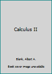 Hardcover Calculus II Book