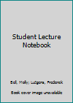 Paperback Student Lecture Notebook Book