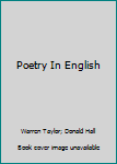 Hardcover Poetry In English Book