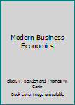 Leather Bound Modern Business Economics Book