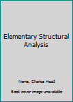 Hardcover Elementary Structural Analysis Book