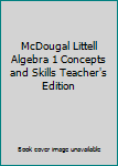 Hardcover McDougal Littell Algebra 1 Concepts and Skills Teacher's Edition Book