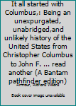 It All Started with Columbus