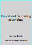 Hardcover Clinical and counseling psychology Book