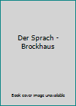 Hardcover Der Sprach - Brockhaus Book