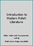 Hardcover Introduction to Modern Polish Literature Book
