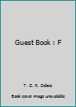 Paperback Guest Book : F Book