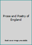 Hardcover Prose and Poetry of England Book
