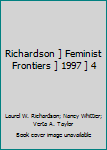 Hardcover Richardson ] Feminist Frontiers ] 1997 ] 4 Book