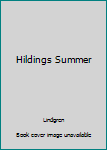 Hardcover Hildings Summer Book