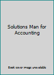 Hardcover Solutions Man for Accounting Book